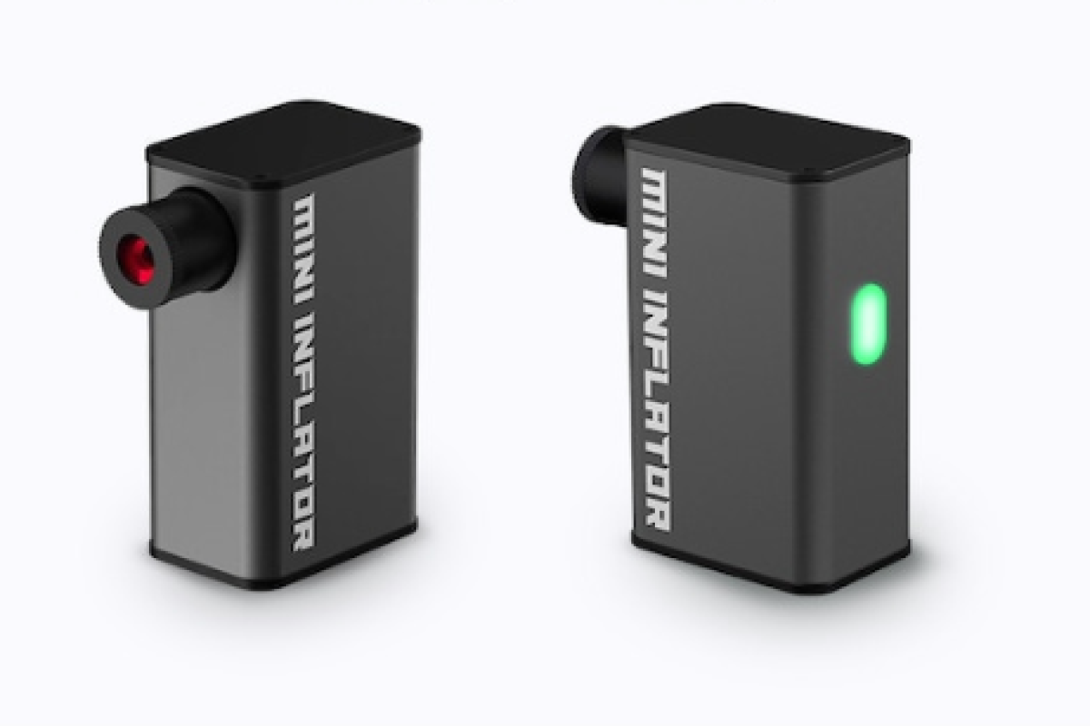 Electric top bicycle pump